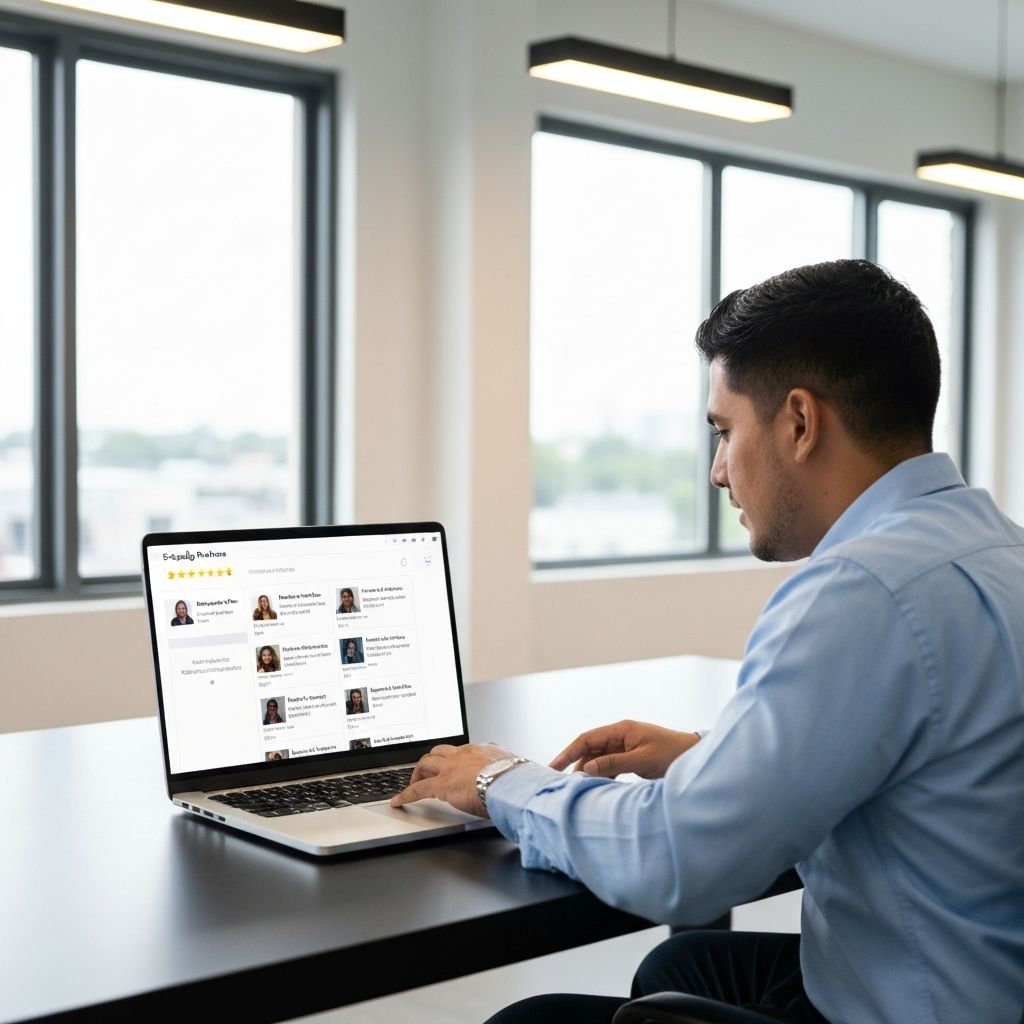 Google Business Profile review management showing 5-star reviews and owner responses